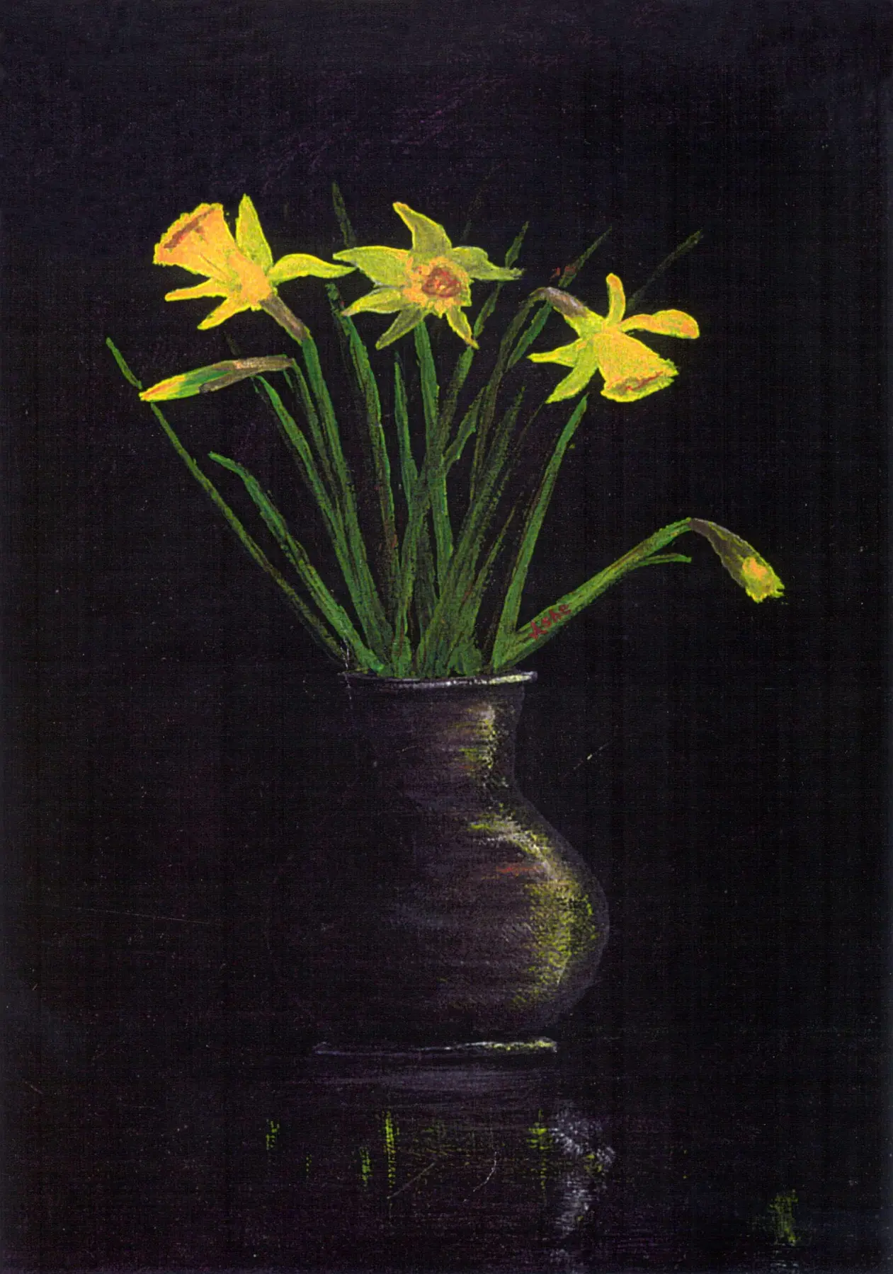 Daffodils in Brass